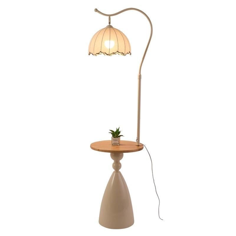 Vintage-style floor lamp, living room sofa corner, bedroom crescent orange creative trendy extendable adjustable standing fishing lamp