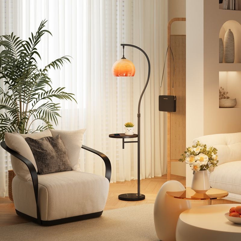 Home lighting fixtures, eye-friendly decorative floor lamps, retro style living room coffee table storage unit, bedroom fishing lamps